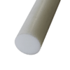 Acetal rod in white