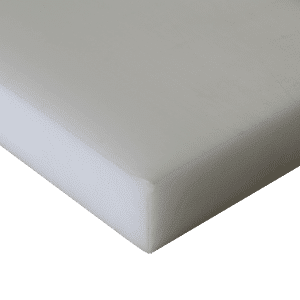 Acetal sheet in white